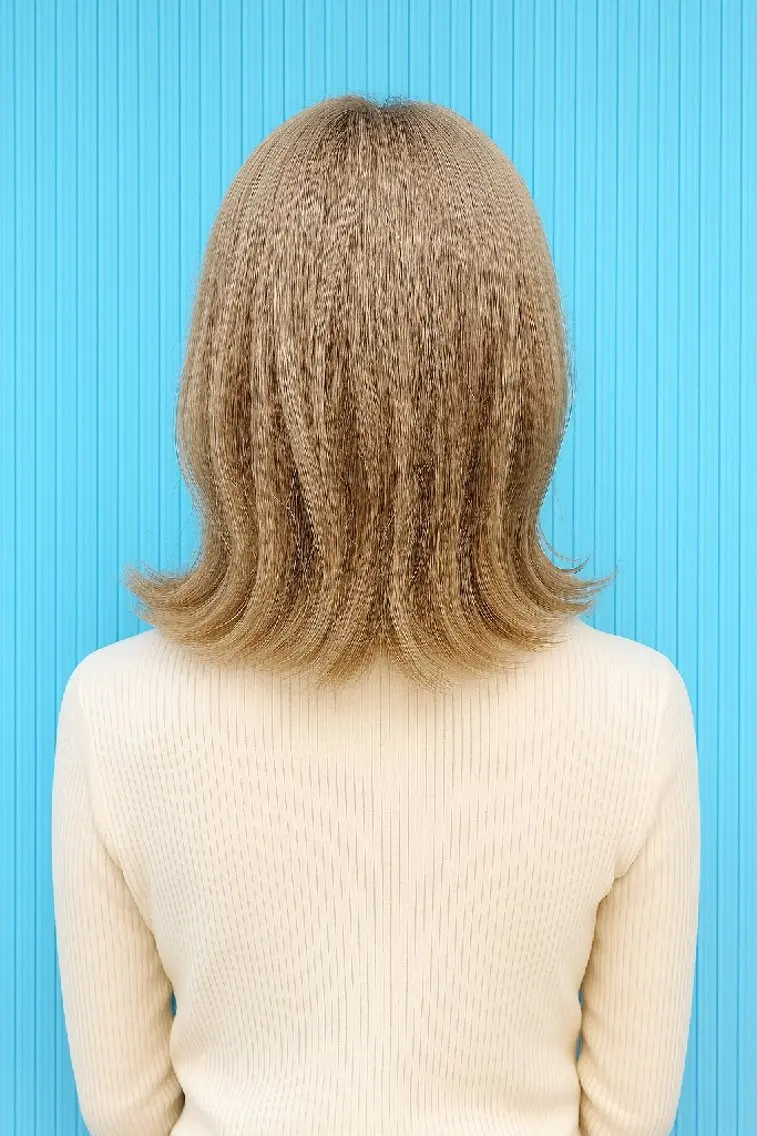 カラー セミロング 髪質改善&白髪ぼかし カラー♡店長みやけ♡のヘアスタイル