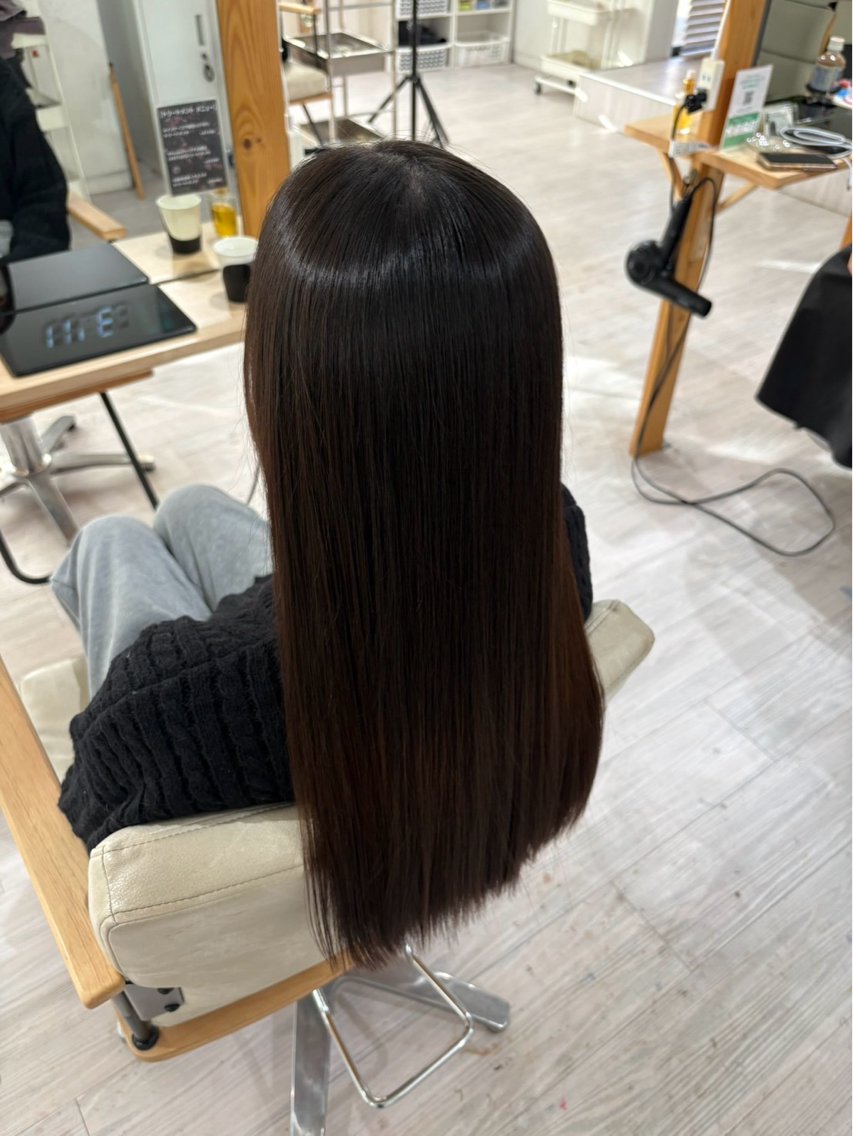 ロング 縮毛矯正 Rico. 海優🍀のヘアスタイル
