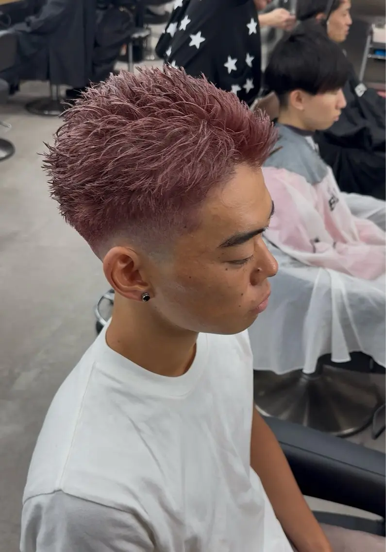 カラー パーマ メンズ カット ヘアカラー パーマ指名率No.1 /メンズ特化はるひのヘアスタイル