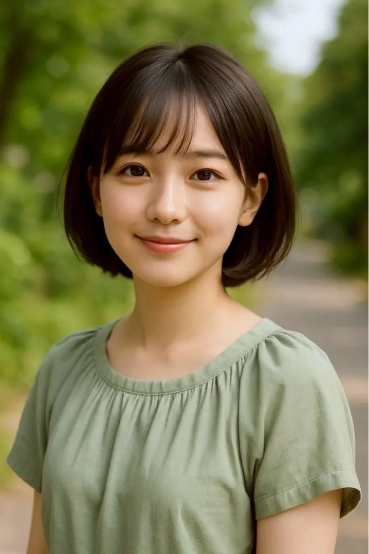 カラー アッシュ ブラウンカラー ナチュラルブラウン ボブ ✱リンクスハート✱ ✱島岡　茉生✱のヘアスタイル