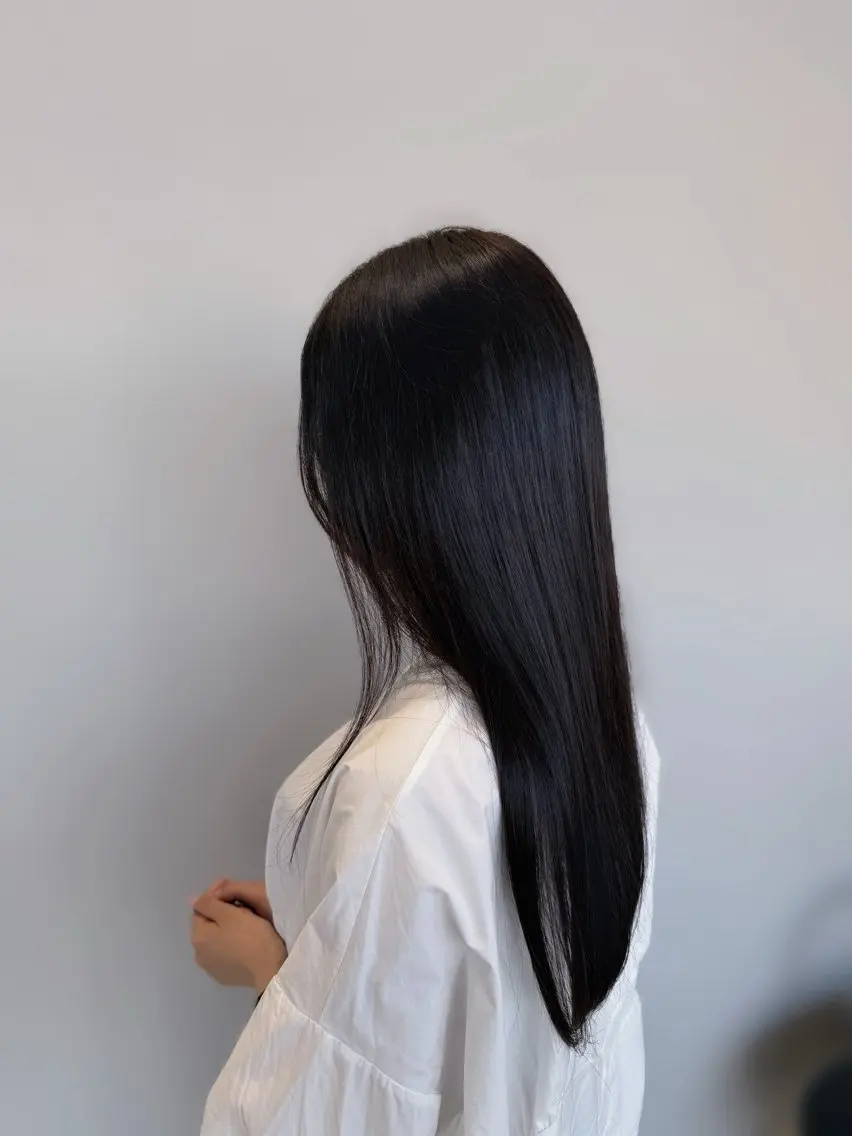 カラー 透明感カラー ラベンダーカラー 沖田 朱峰のヘアスタイル