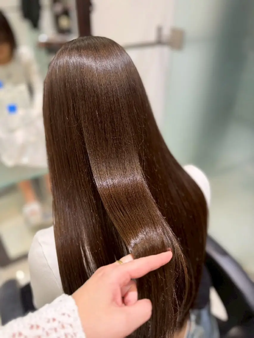 ロング 縮毛矯正 ✨出口翼✨/🌈 カラーモデル募集中のヘアスタイル