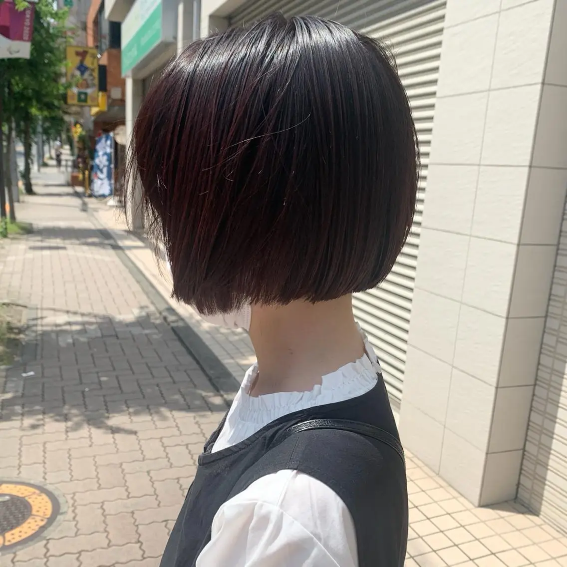 ショート カラー ボブ ハッシュカット /MANAMIのヘアスタイル