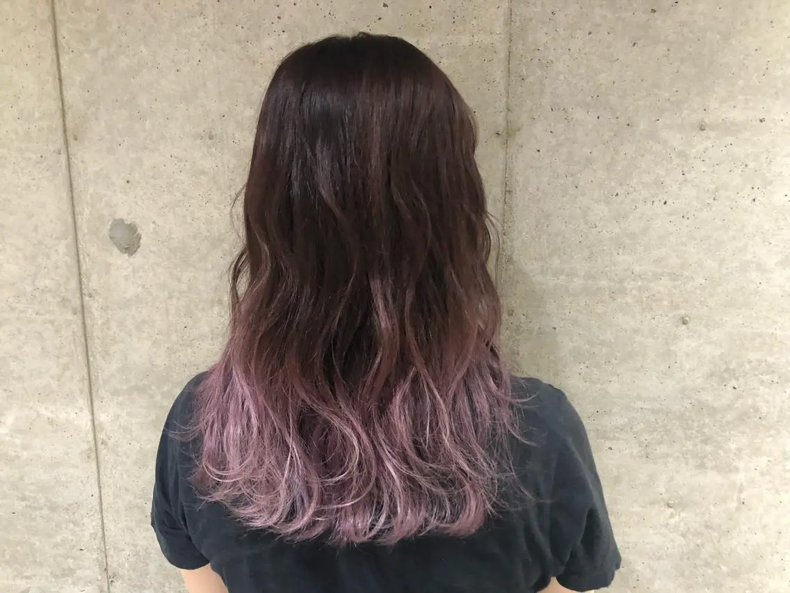 ミディアム カラーモデル募集中 美容室ハピスのヘアスタイル
