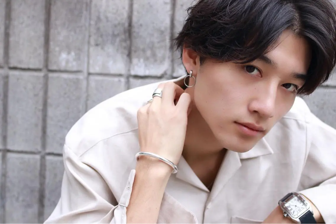 ショート カラー ヘアアレンジ メンズ ヘアカラー トリートメント ヘッドスパ ヘアセット 【公式】メンズ専門 🔥BLUCK渋谷店のヘアスタイル
