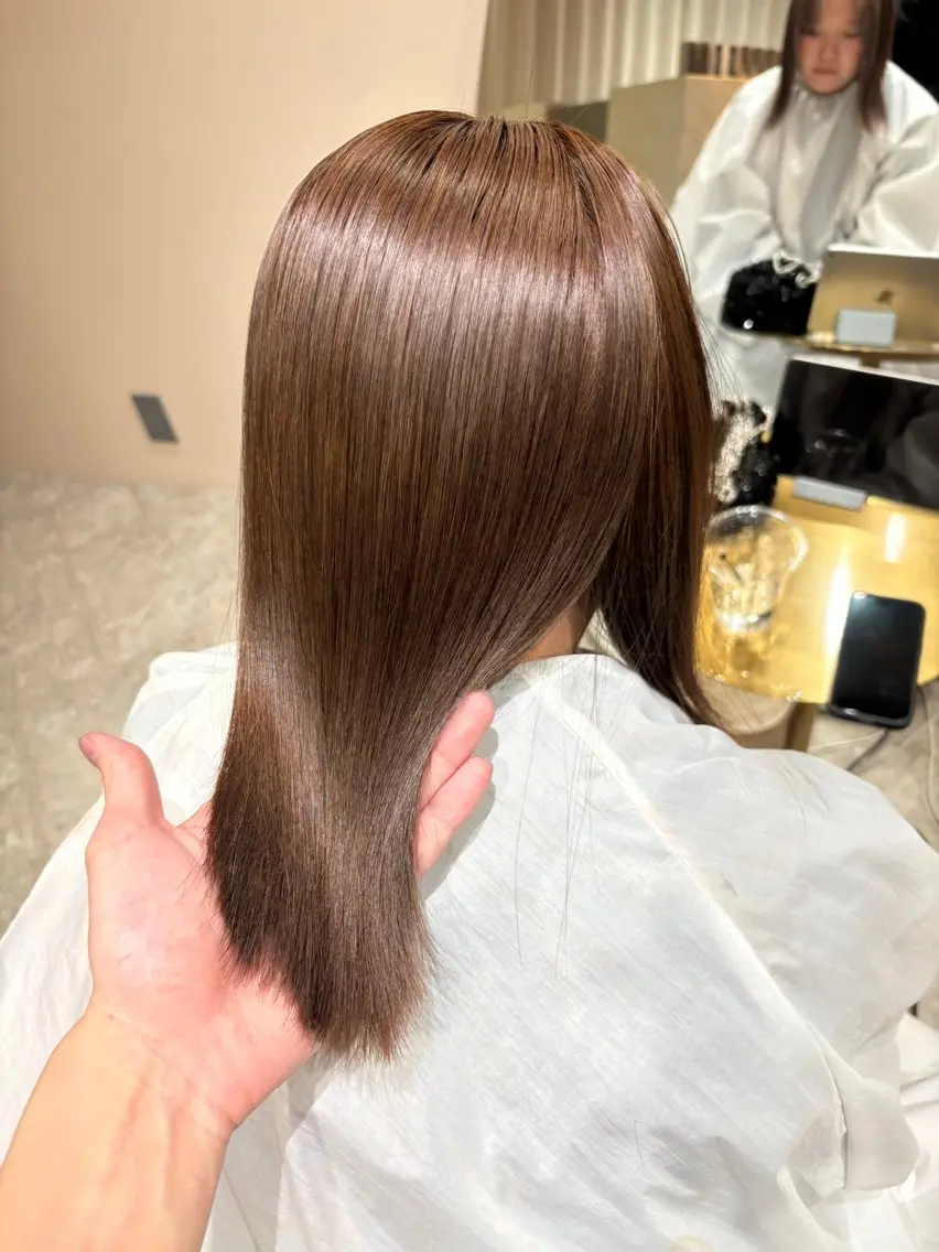 【超ダメージレス💙】ブリーチなしダブルカラーの写真