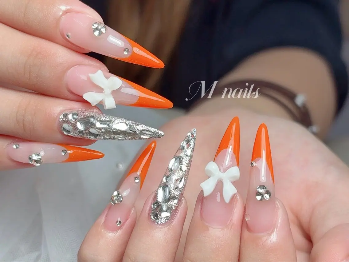 ネイル M 🌷Nail 長さだし専門店のネイルデザイン