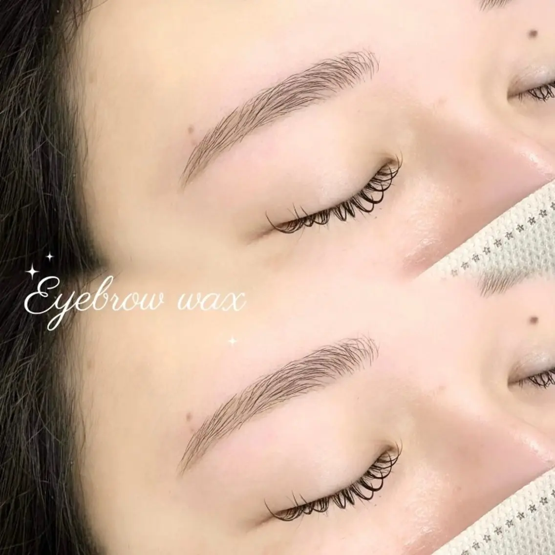 【6月限定◆1000円OFF】毛量調整付◎ 美眉アイブロウwax脱毛+間引き+眉メイク仕上げの写真
