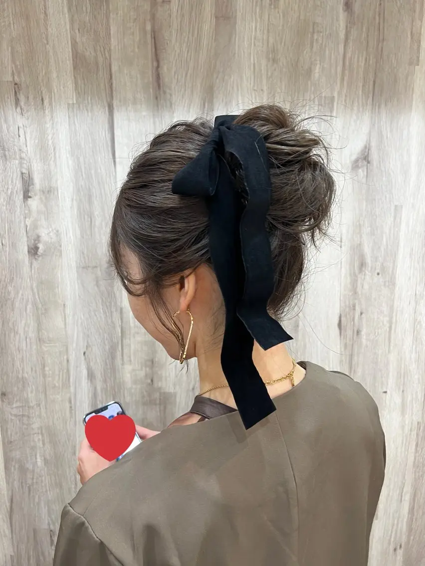 ヘアアレンジ ヘアセット ヘアメイクネイリスト hidemi中目黒のヘアスタイル