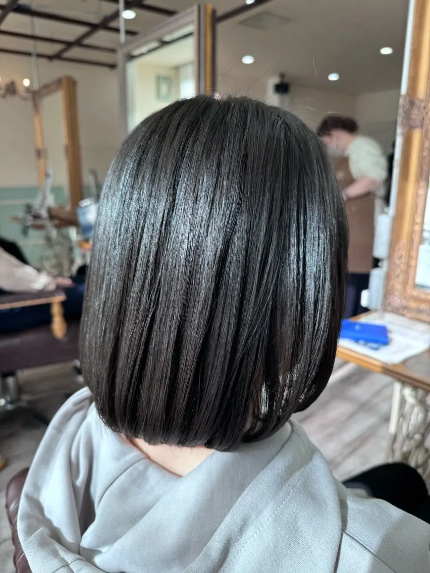 ショート カラー ボブ 髪質改善 カット ヘアカラー 縮毛矯正 トリートメント 新越谷noble店長 松本拓也▶◀*.のヘアスタイル