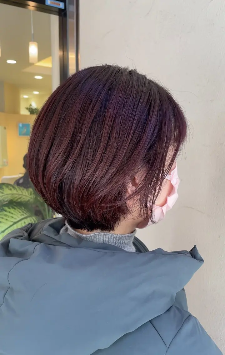 ショート カット ヘアカラー トリートメント 池田 早穂のヘアスタイル