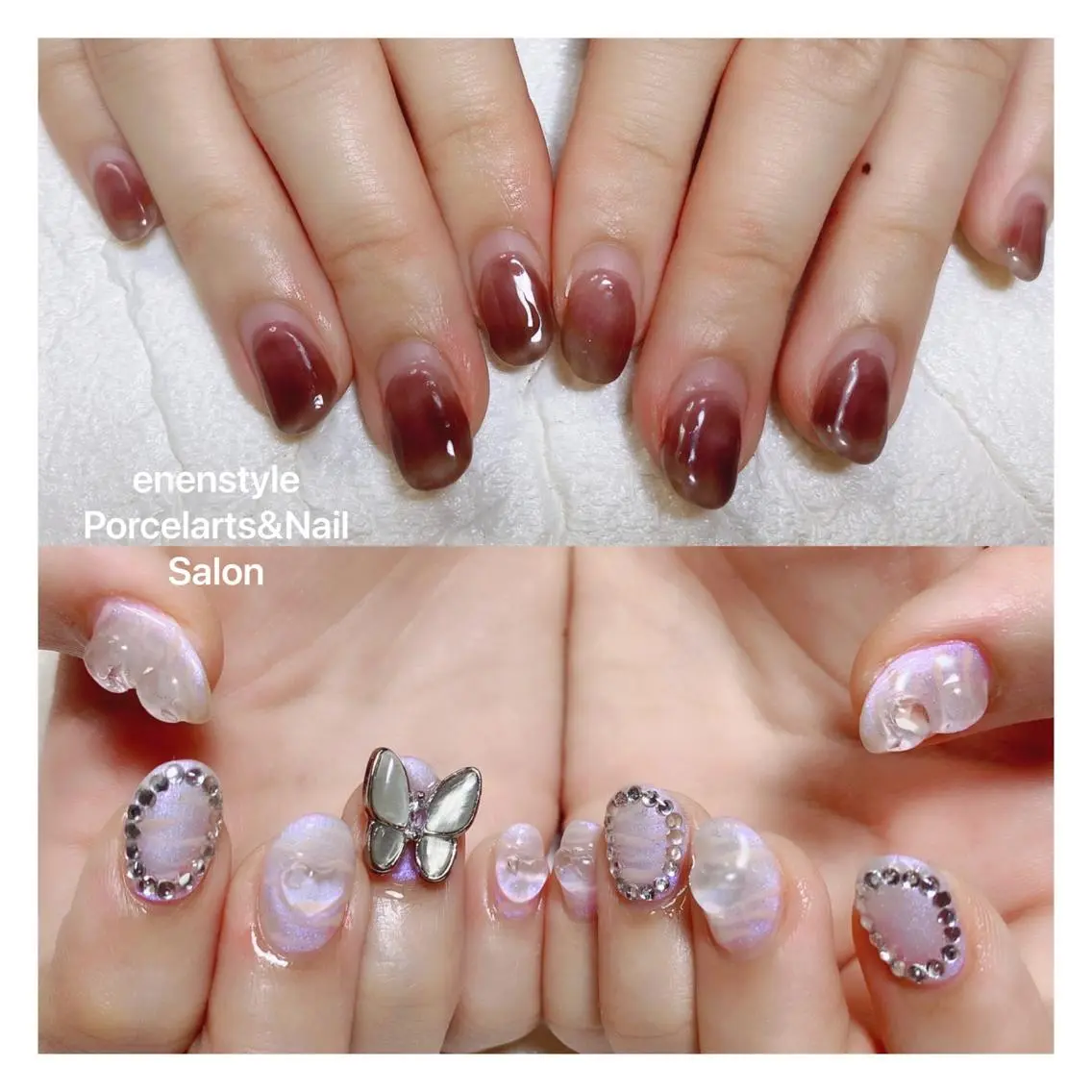 ショート ネイル ハンドネイル 🐾enen style 🐾のネイルデザイン