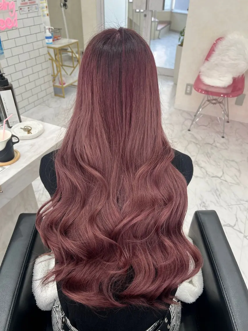 ロング 韓国風🫧艶カラー 💟ran💟のヘアスタイル
