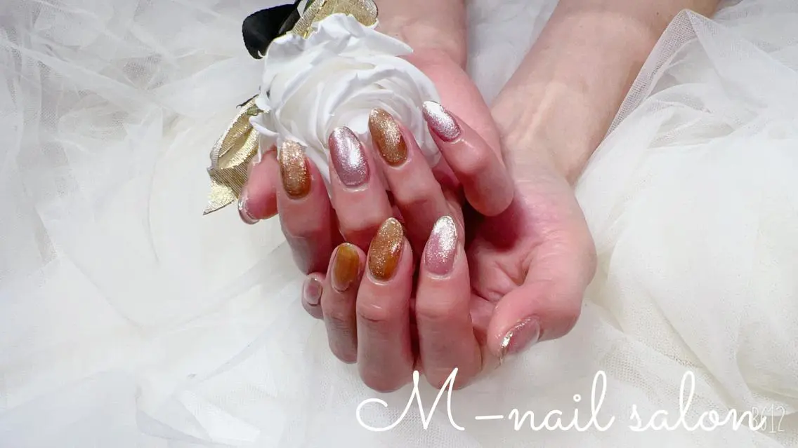 ネイル シンプルネイル M_ nail salonのネイルデザイン