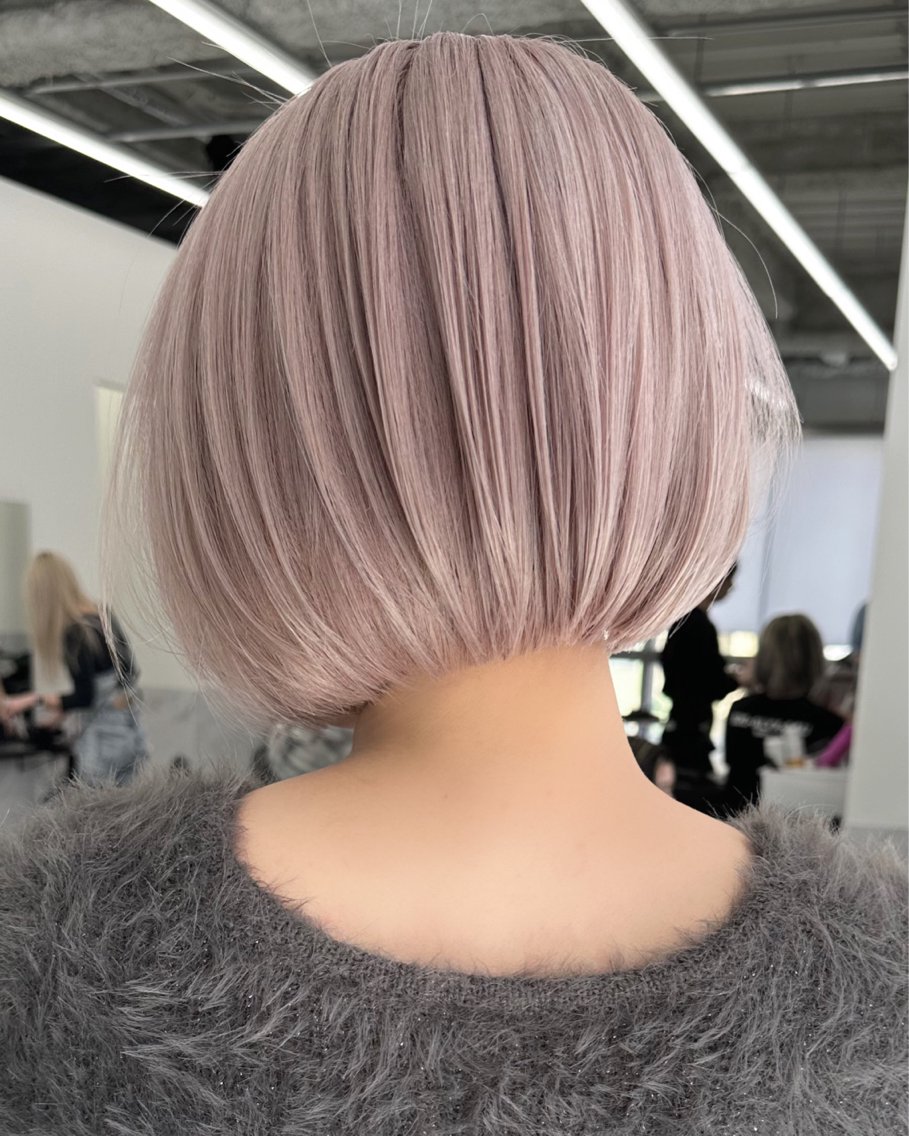 ミディアム カラー ブリーチ ハイトーンカラー ヘアカラー Kazuki/名古屋 ブリーチ/髪質改善のヘアスタイル