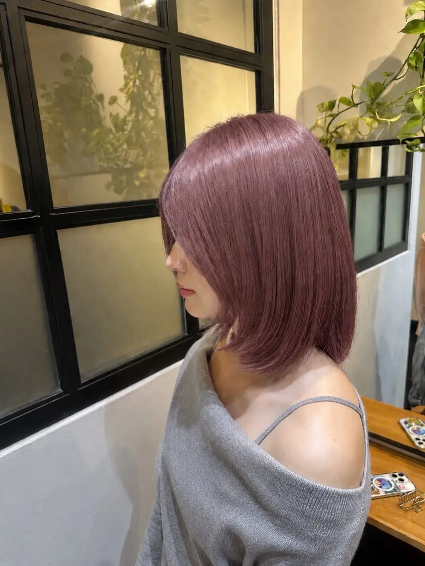 ミディアム ヘアカラー Luna🌙 ﾊｲﾄｰﾝ/ブリーチのヘアスタイル