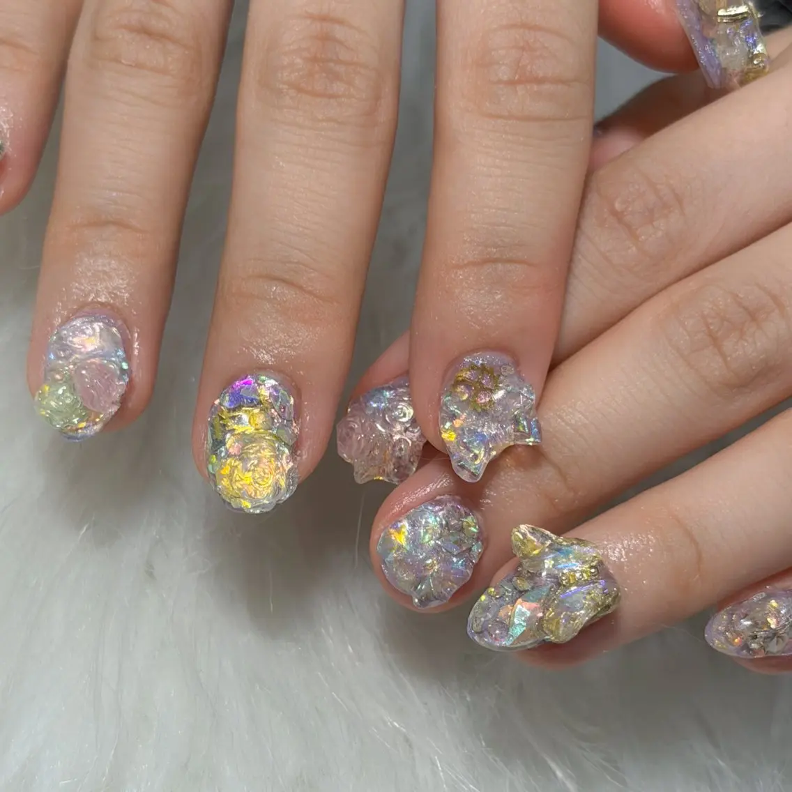 ネイル ハンドネイル フットネイル LAVISH nanamiのネイルデザイン