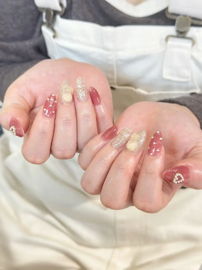 ネイル ハンドネイル ハンドケア 🦋Yumi Nail🦋Momoのネイルデザイン