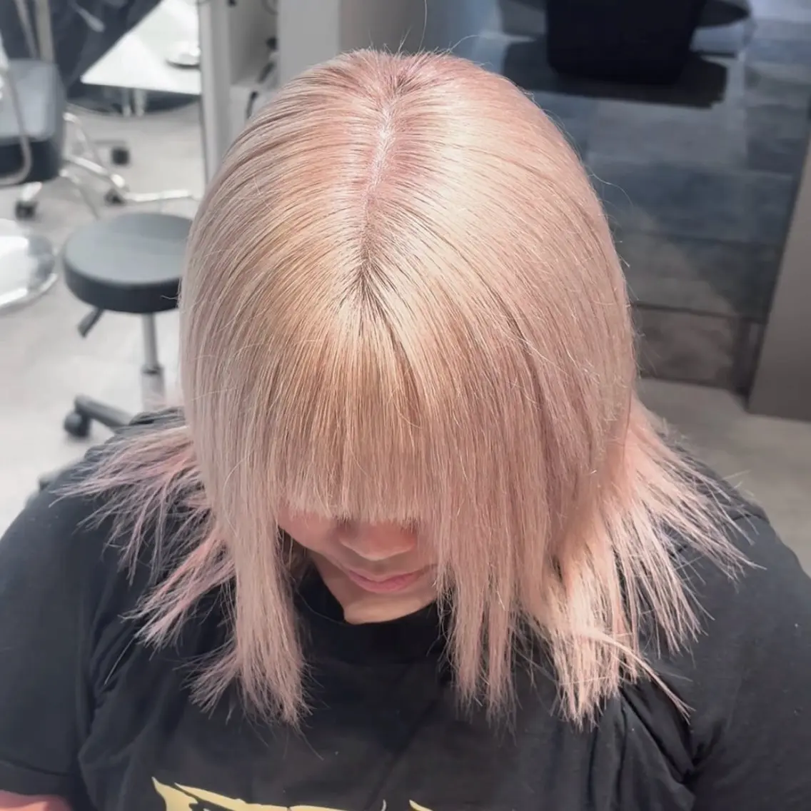 ミディアム カラー ハイトーン/ブリーチ 🤍Suzuka🤍のヘアスタイル