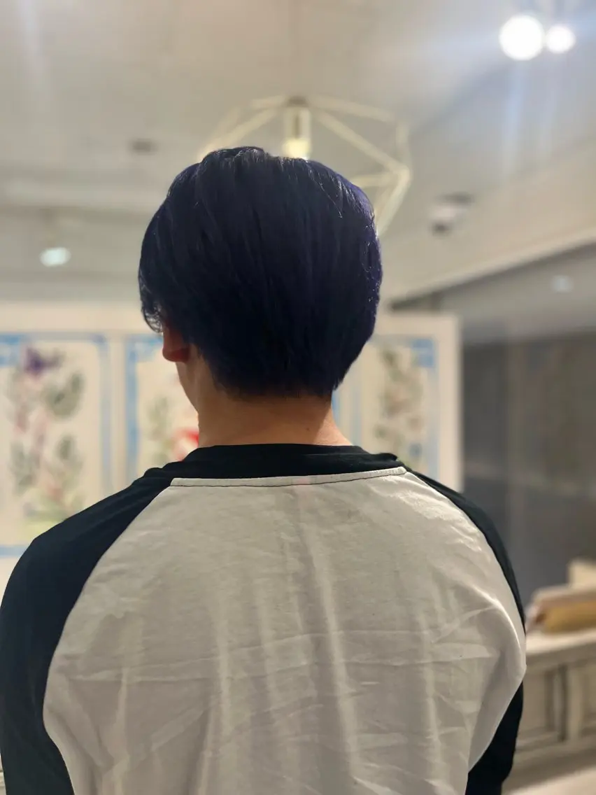 カラー メンズ 塚本 希来のヘアスタイル