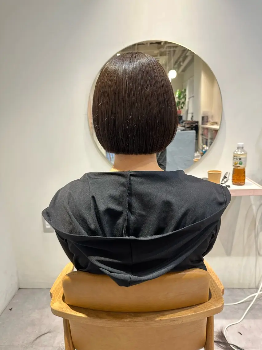 ショート HANAME 原宿美容室のヘアスタイル