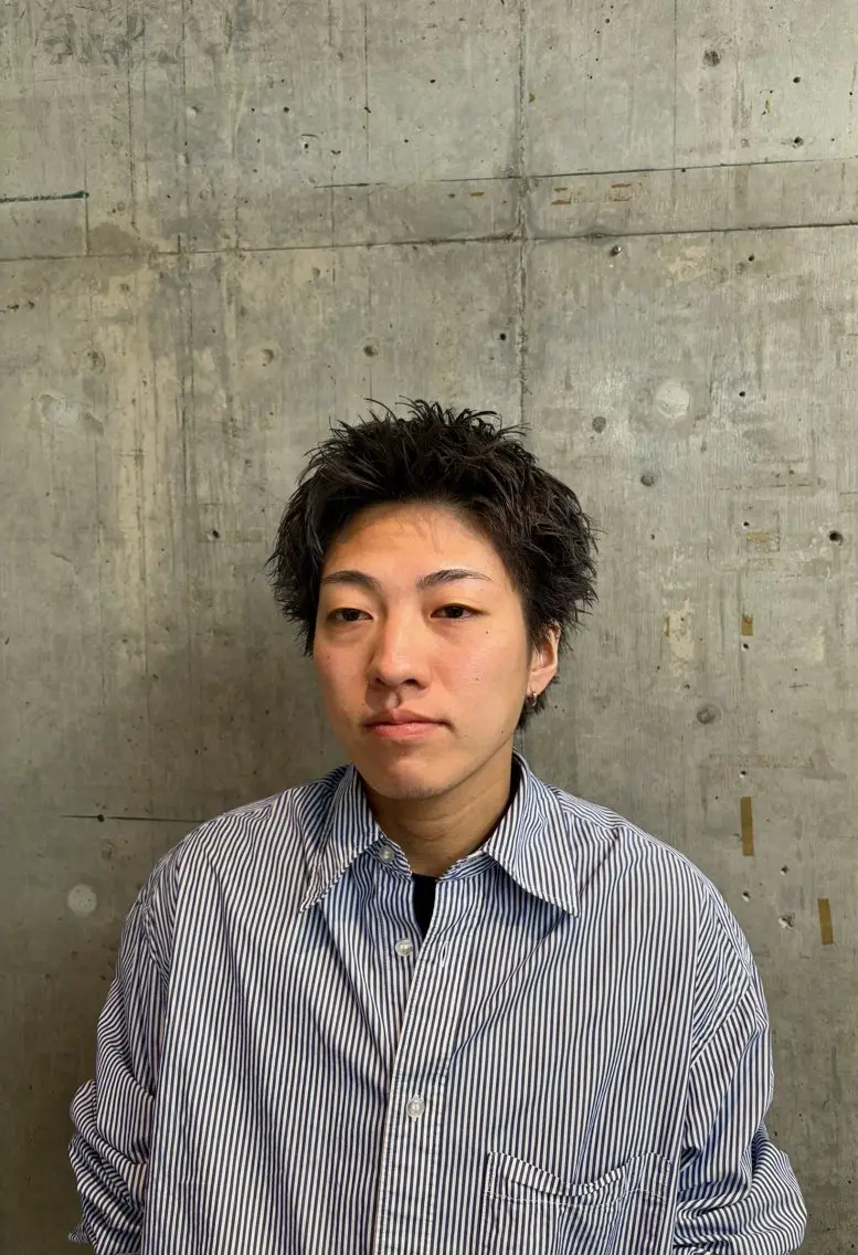 ⚡️【短髪でモテヘア】メンズカット＋スパイキーパーマ⚡️の写真