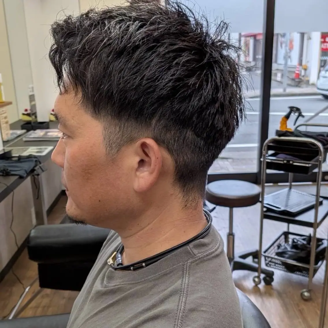 ショート メンズ monde 西田店のヘアスタイル