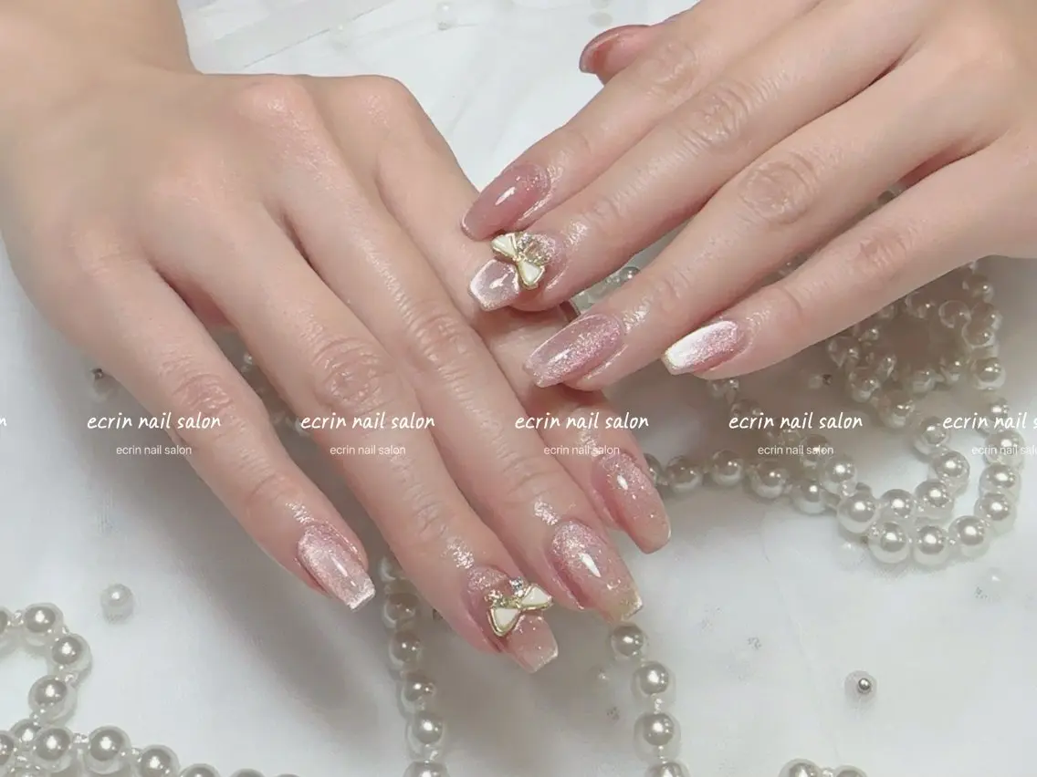 ネイル マグネットネイル ハンドネイル ハンドケア ecrin nail salon錦糸町のネイルデザイン