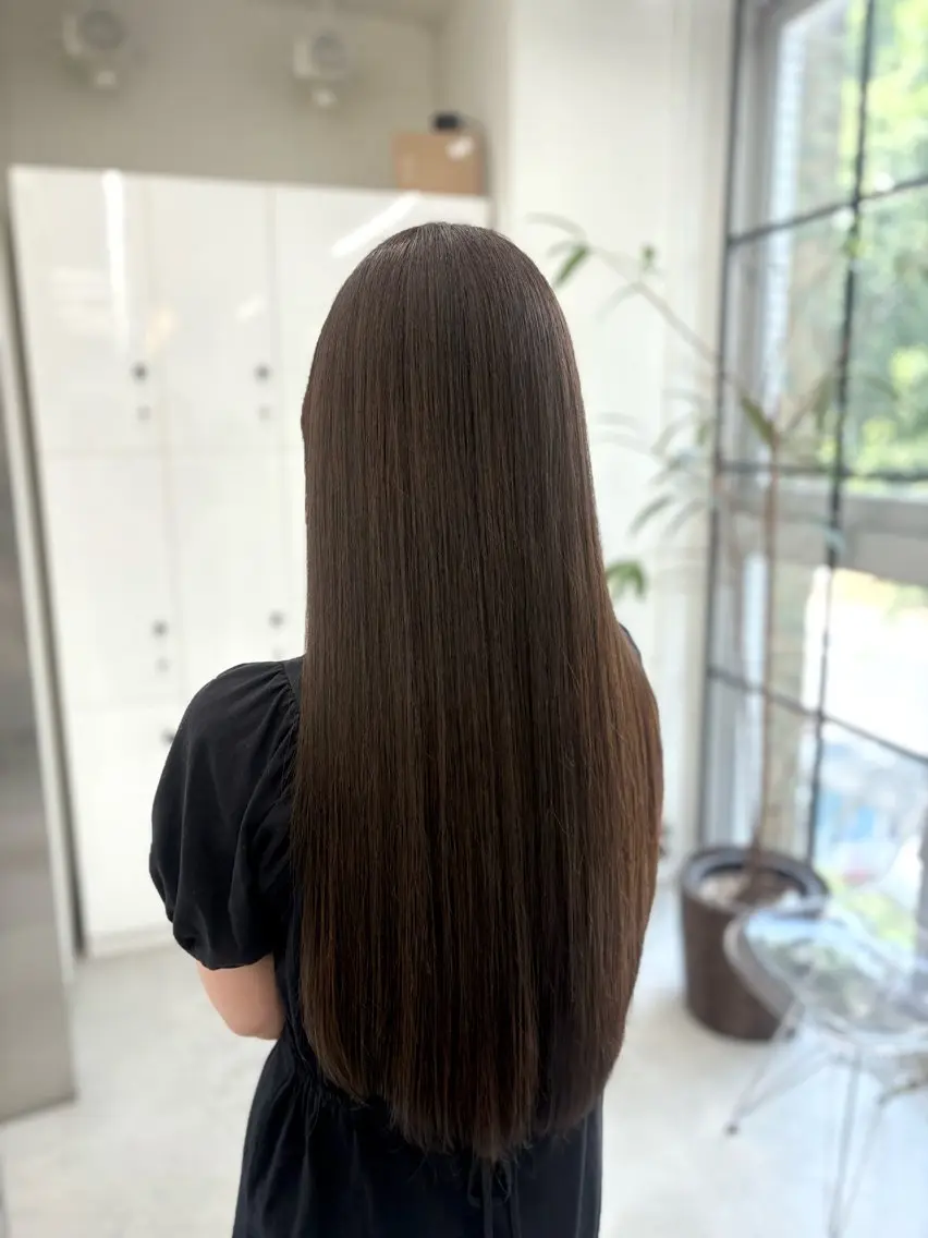 【血行促進🌿.∘】カット+全体ワンカラー+クイックスパ🫧の写真