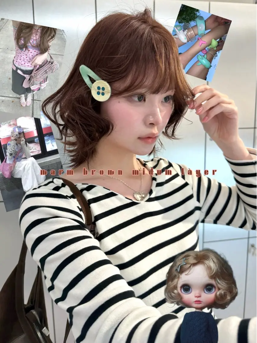 ミディアム カラー ベージュカラー ブリーチ ケアブリーチ デザインカラー ダブルカラー カット ヘアカラー TATSUハイトーン ミルクティーベージュのヘアスタイル