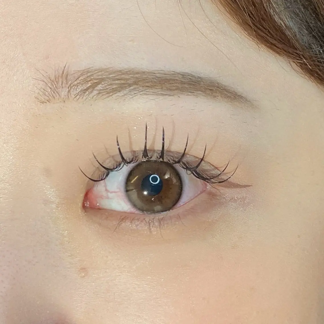 ✨アイブロウWAX脱毛✨メイク込の写真