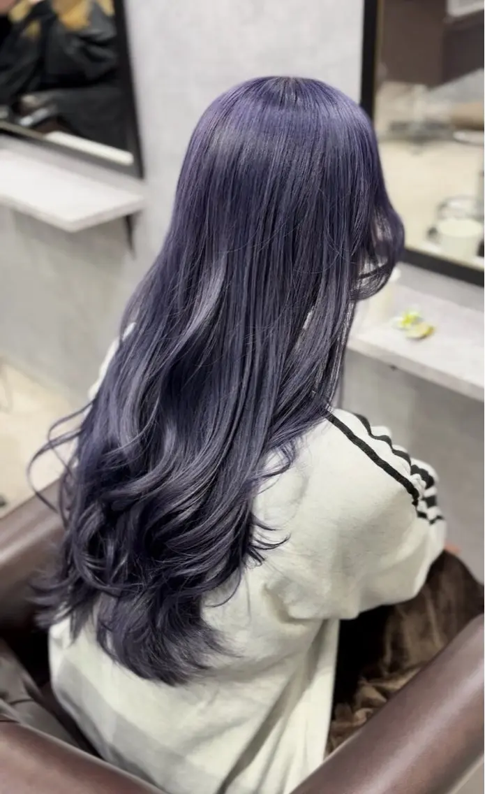 ミディアム カラー ヘアカラー トリートメント 池袋/カラー特化🎨 ロング料金なし🩵のヘアスタイル