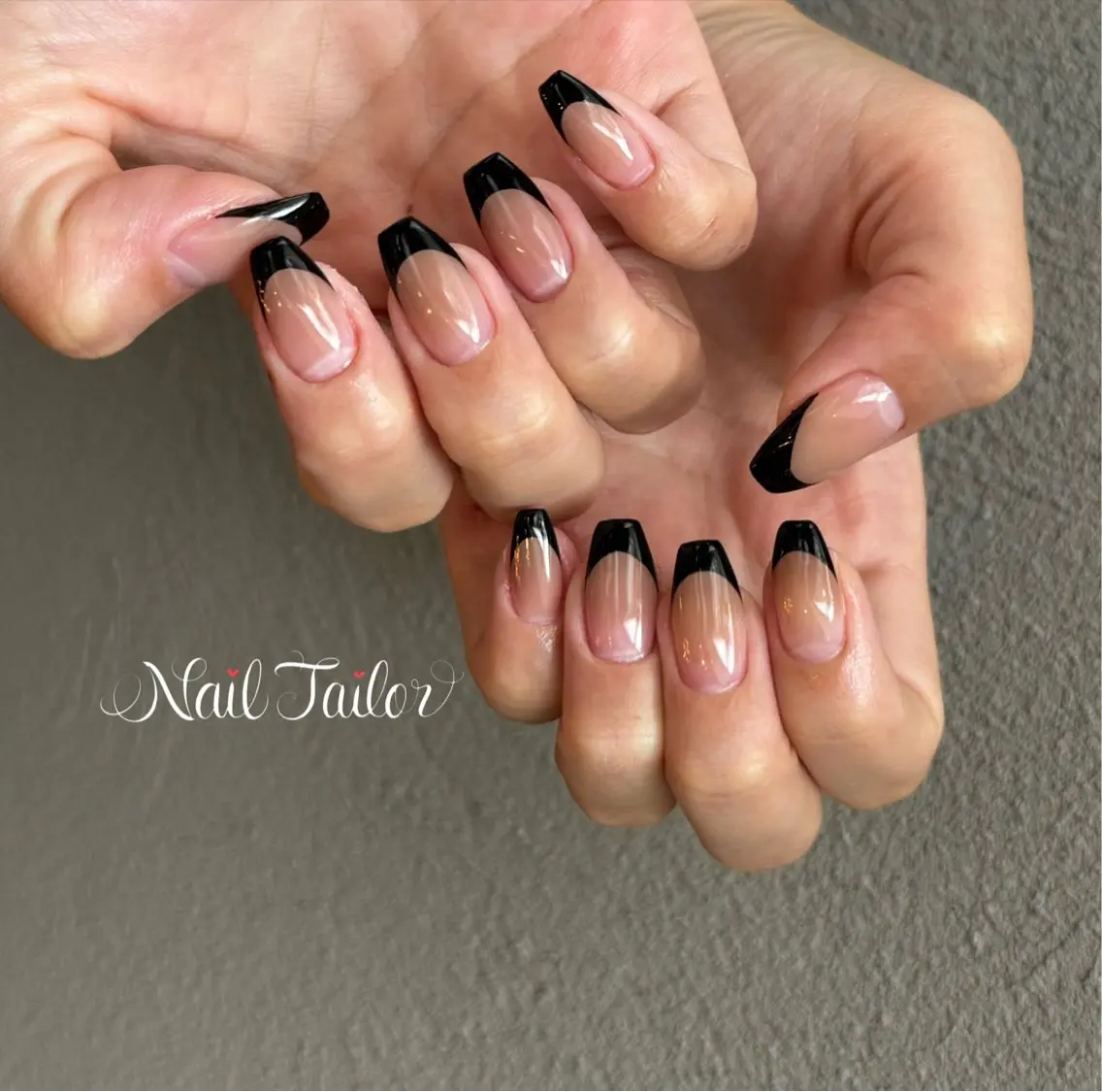 ネイル フレンチネイル ハンドネイル NailTailor ネイルテイラーのネイルデザイン