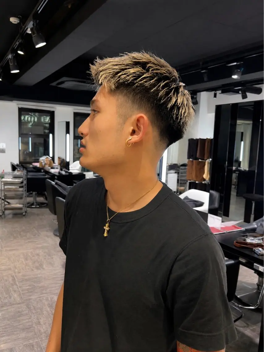 カラー メンズ メンズショート スパイキーショート カット SHU｜メンズ カット/パーマのヘアスタイル