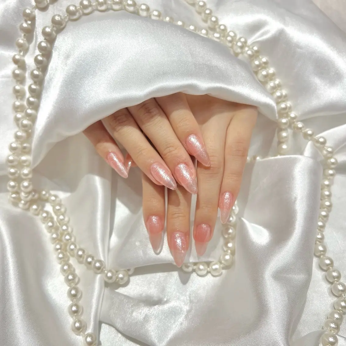 🔰口コミ記入必須【jr】HAND🍒オフあり🍒チップ長さだし+ワンカラーorラメグラの写真