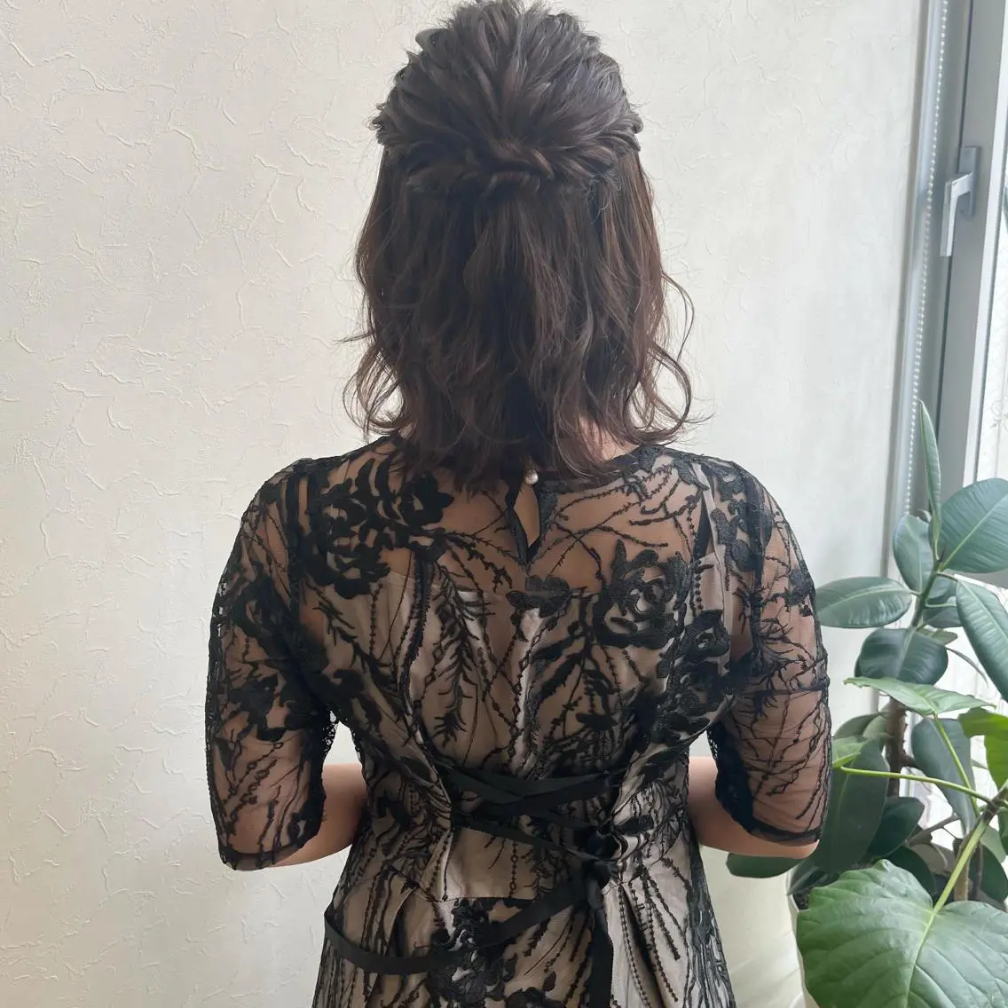 ミディアム ヘアアレンジ ヘアセット SiLO yuri andoのヘアスタイル