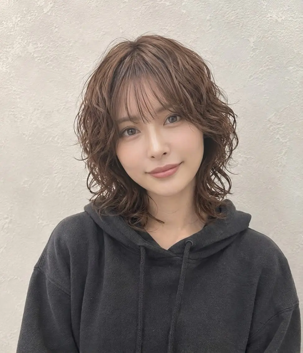 ショート パーマ ウルフカット 【enil代表】 杉林和哉のヘアスタイル