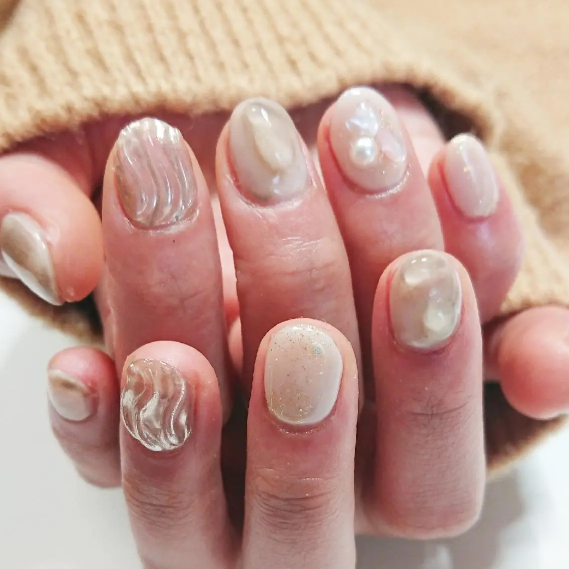 ネイル ニュアンスネイル ハンドネイル Lilith Nailのネイルデザイン