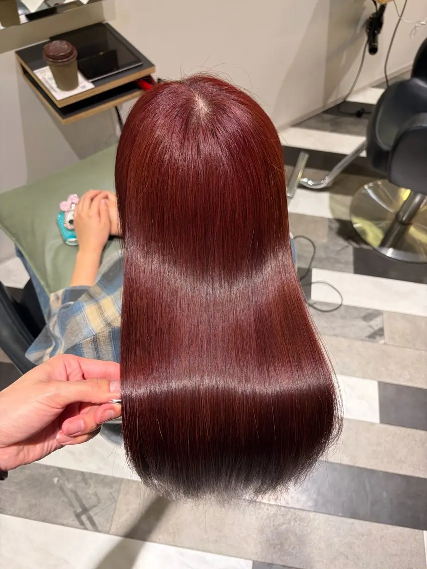 ロング カラー カット ヘアカラー トリートメント 圧倒的髪質改善 ✂︎飯島悠介のヘアスタイル