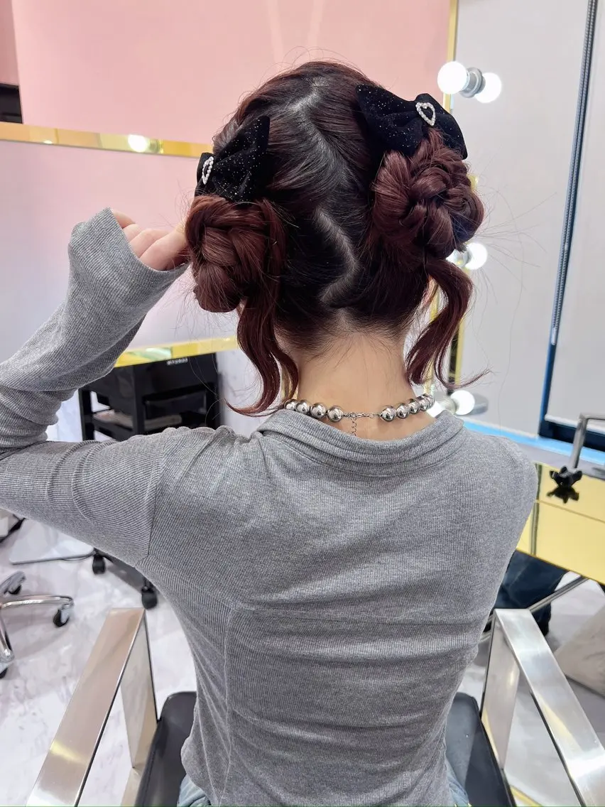 ヘアアレンジ 🎀推し活ヘアメ/ 地雷量産/あいり🎀のヘアスタイル