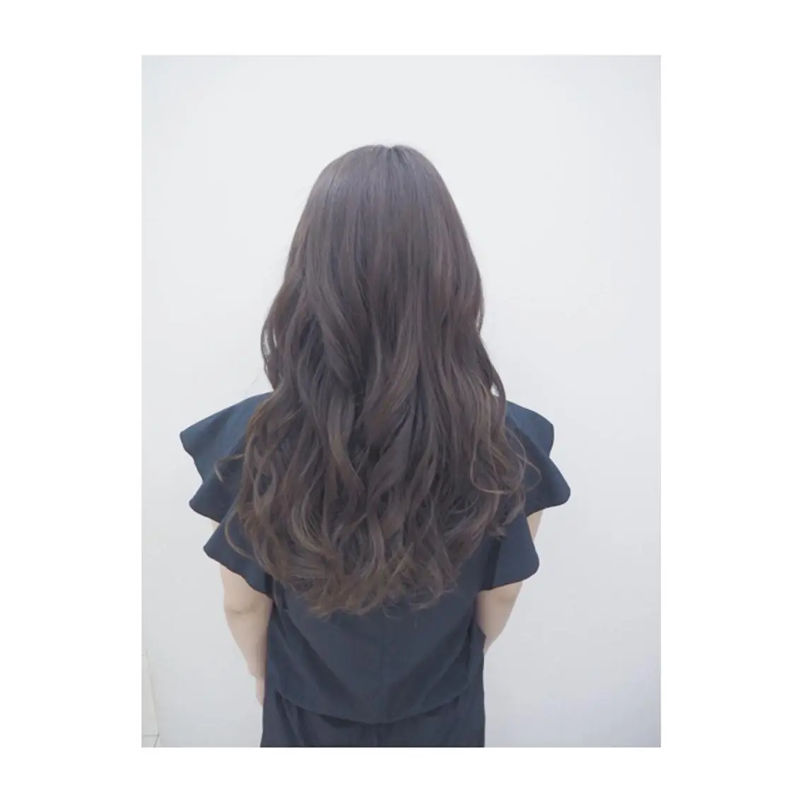 ロング カラー 永岡 鉄平のヘアスタイル