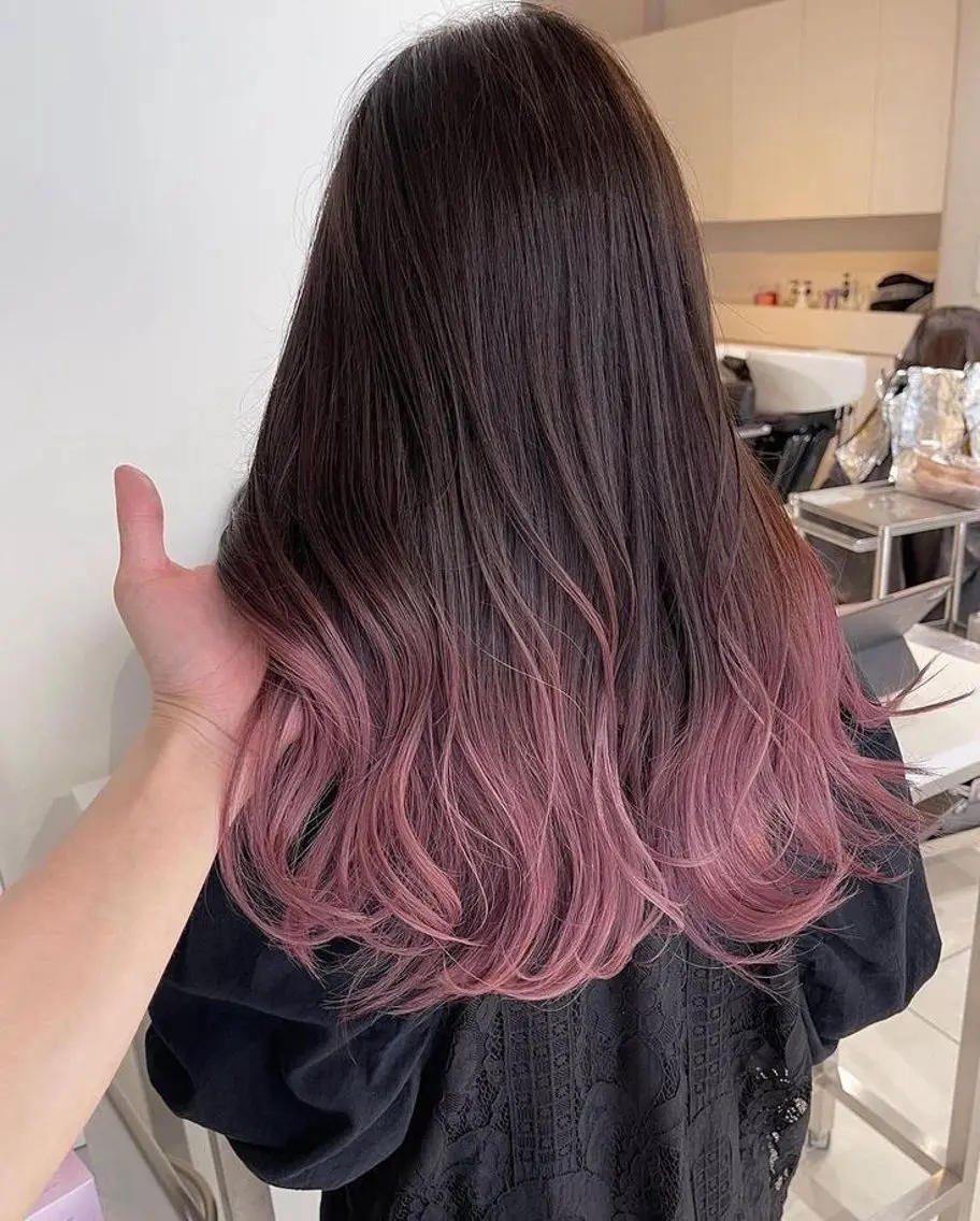 ロング カラー グラデーションカラー 宮嶋 蓮のヘアスタイル