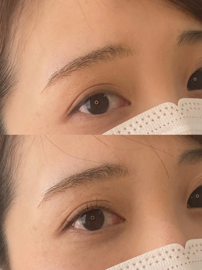マツエク・マツパ Cカール キュート WHITE EYE 崎山の眉毛・アイブロウイメージ