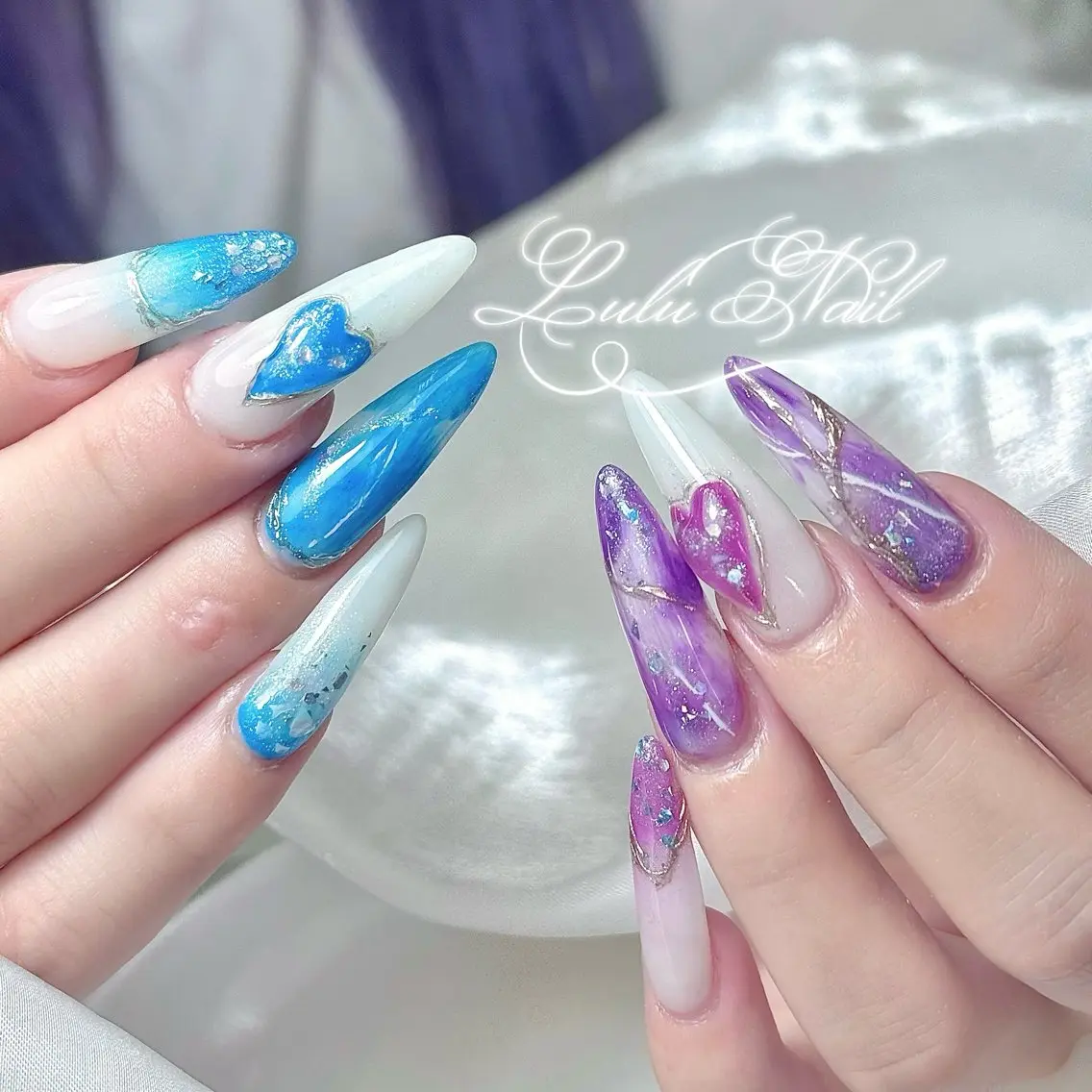 ネイル ハンドネイル Lulu Nail 🫧ユユのネイルデザイン
