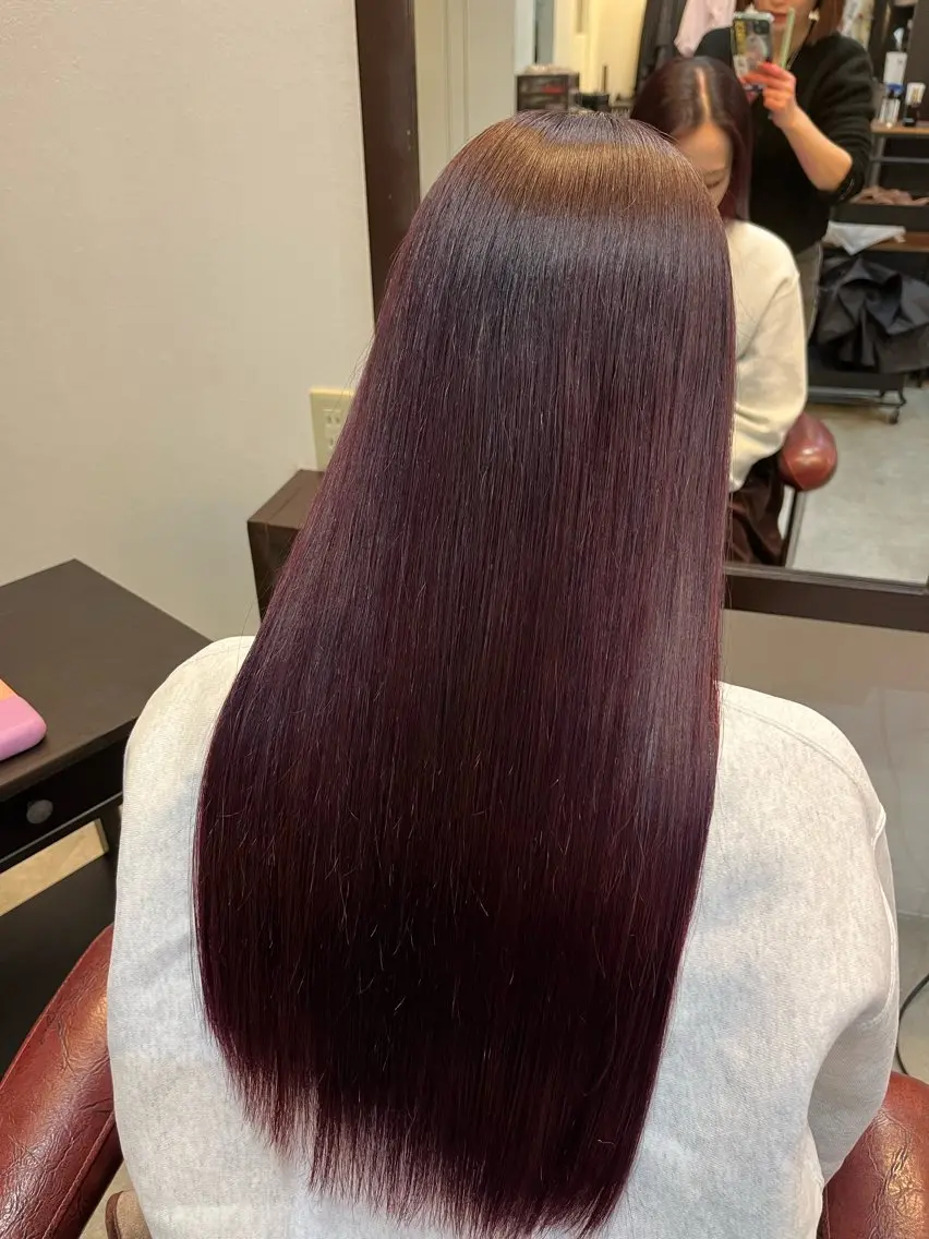カラー 立道 樹奈のヘアスタイル