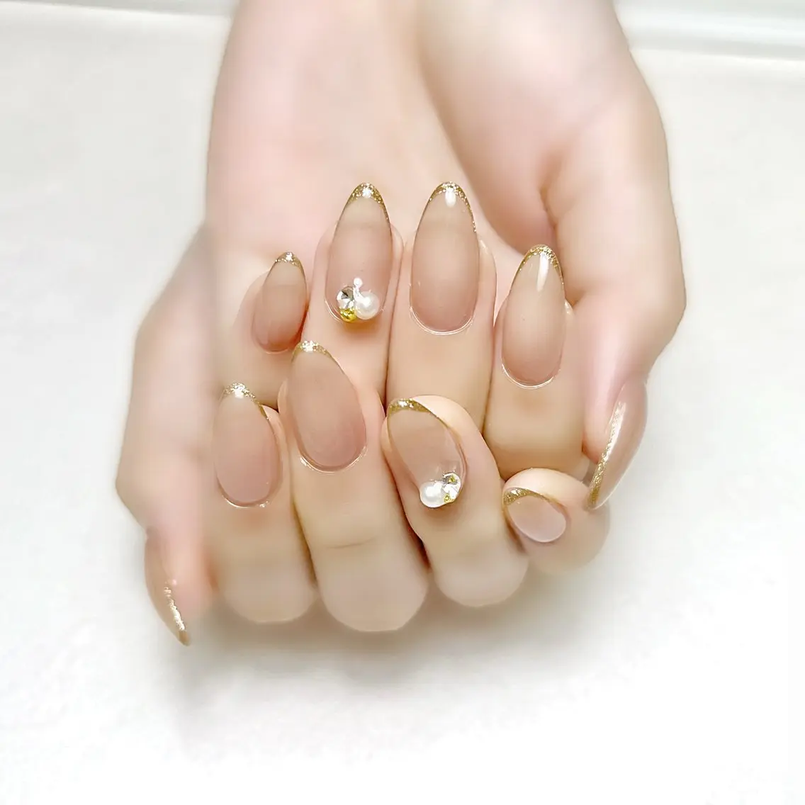 ネイル ラメ(グリッター) オフィスネイル ワンカラーネイル rouse nail RISATOのネイルデザイン
