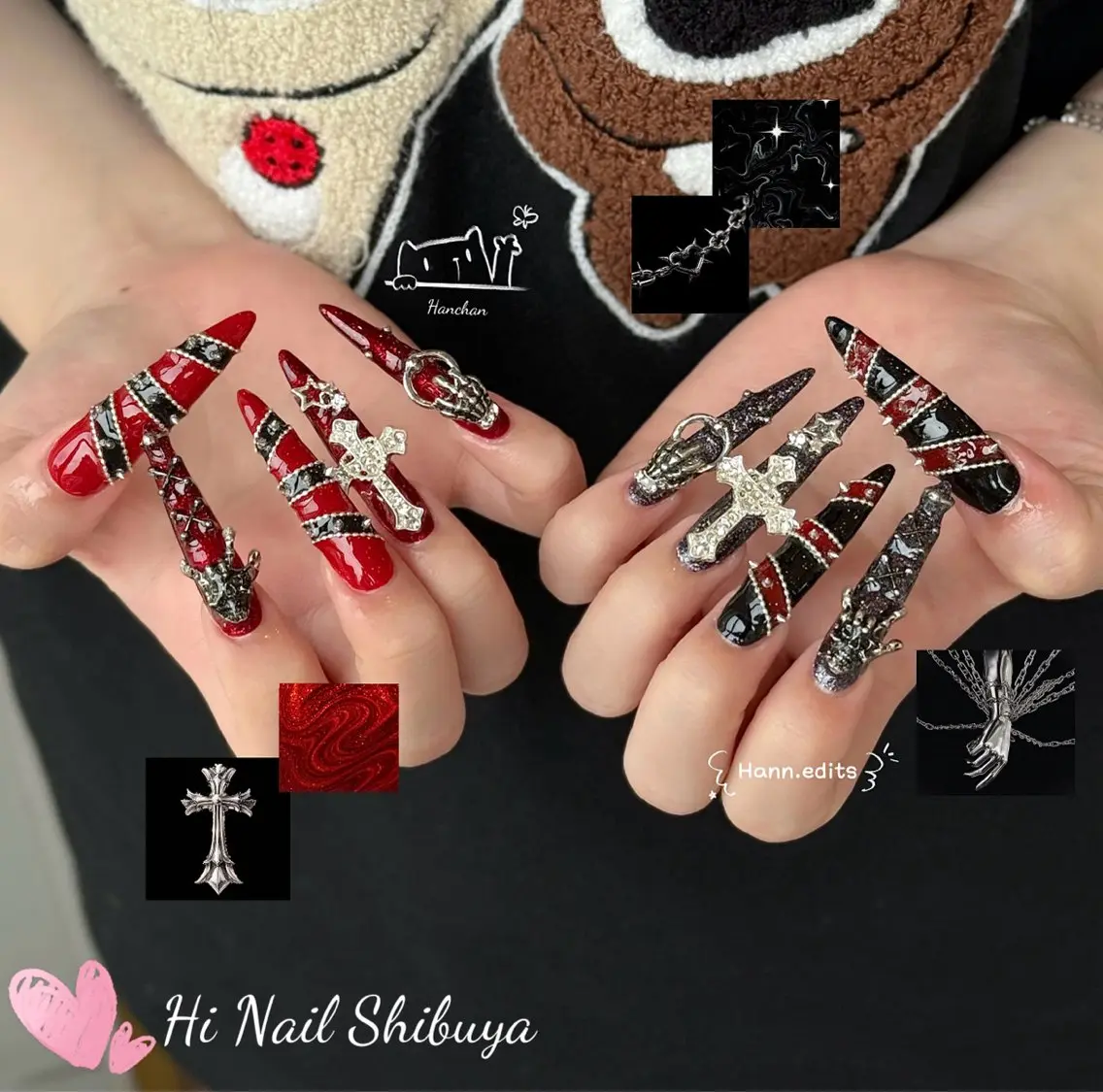 ロング ハンドネイル Hi Nail Salonのネイルデザイン