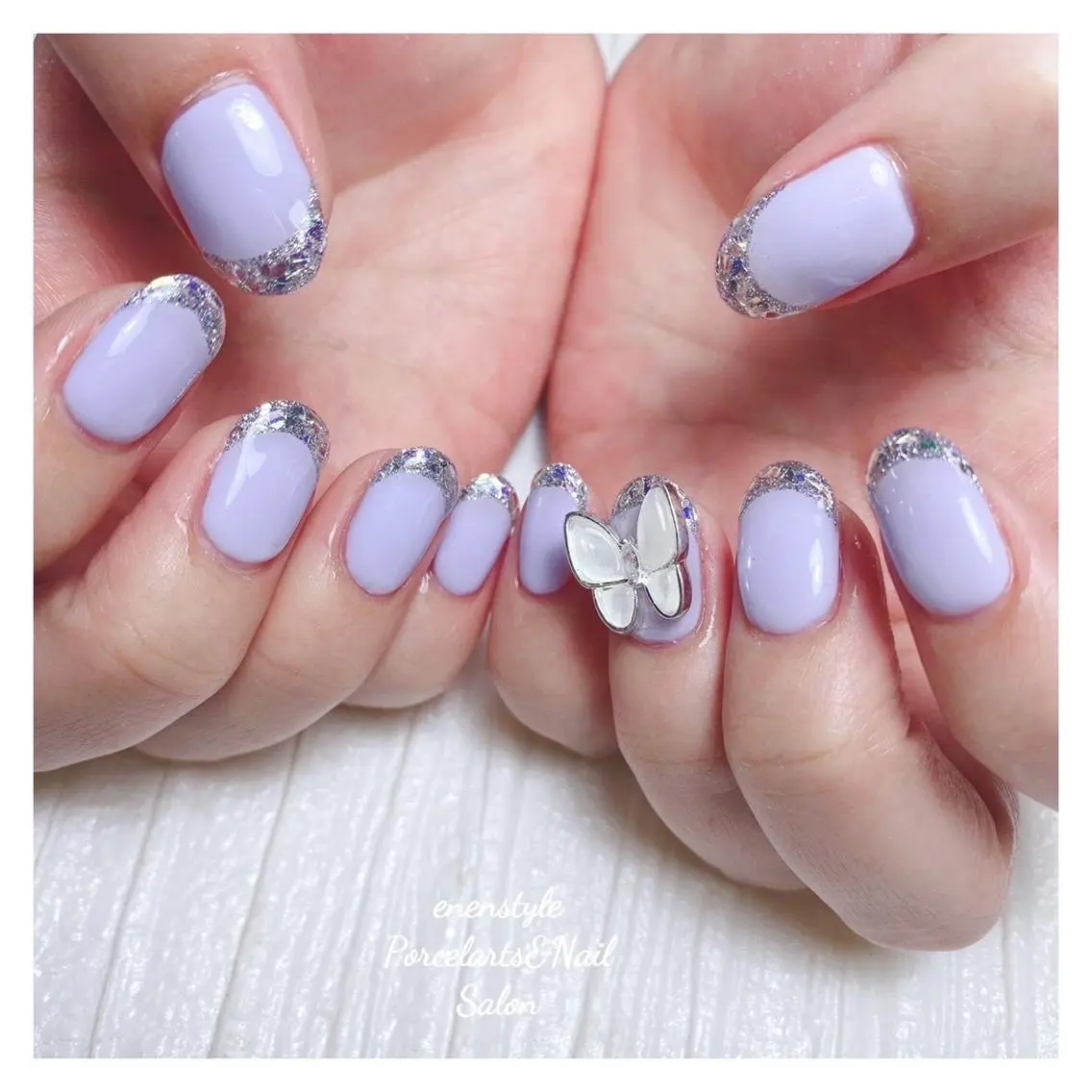 ミディアム ネイル 🐾enen style 🐾のネイルデザイン