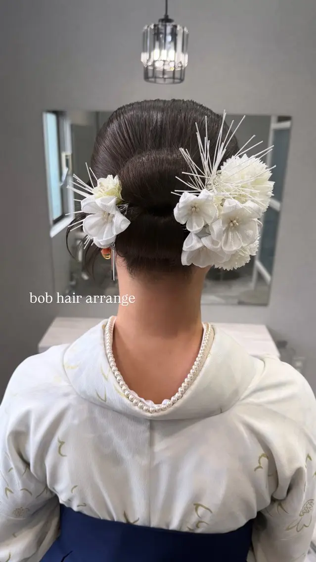 ヘアアレンジ ヘアセット Yui. レイヤー/パーマのヘアスタイル