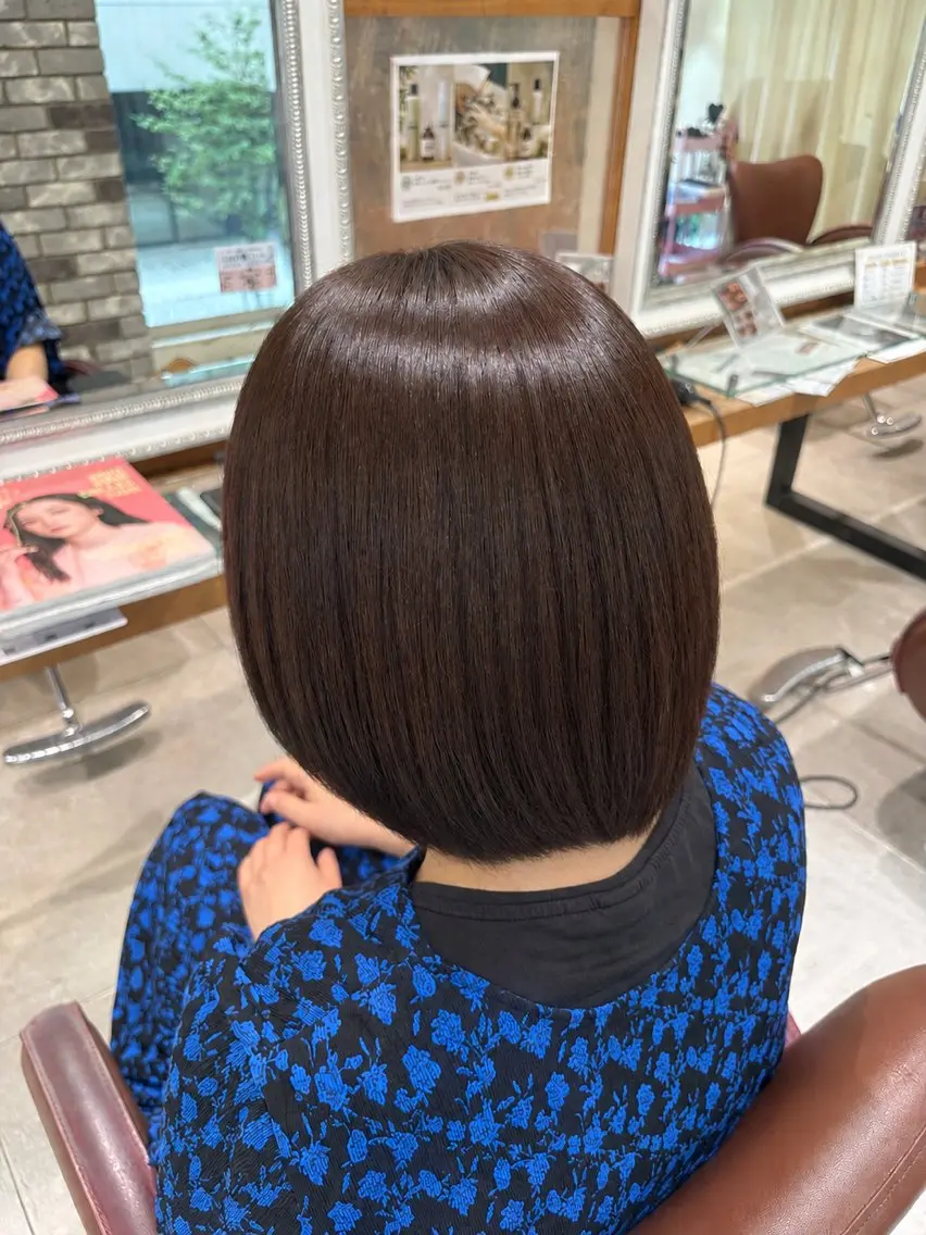 ショート カラー ヘアカラー ❤️【暖色カラー】/ HARUKA🍒❤️のヘアスタイル